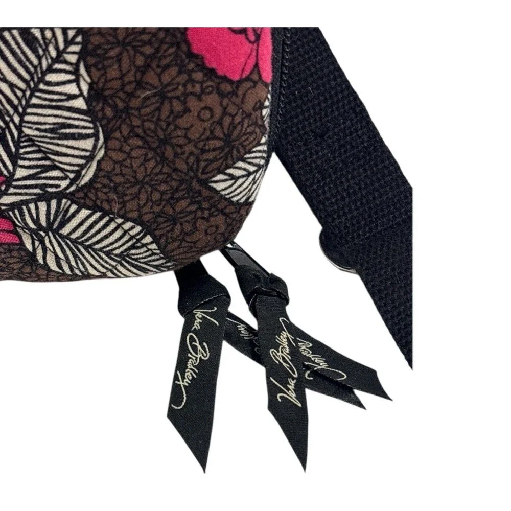 Vera Bradley MOCHA ROUGE LAPTOP PORTFOLIO Computer Hard Case Travel Work School